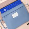 Portable Waterproof File Organizer Double Layers Large Capacity Document Bag For Office School Supplies Travel Storage Oxford Cloth Holder