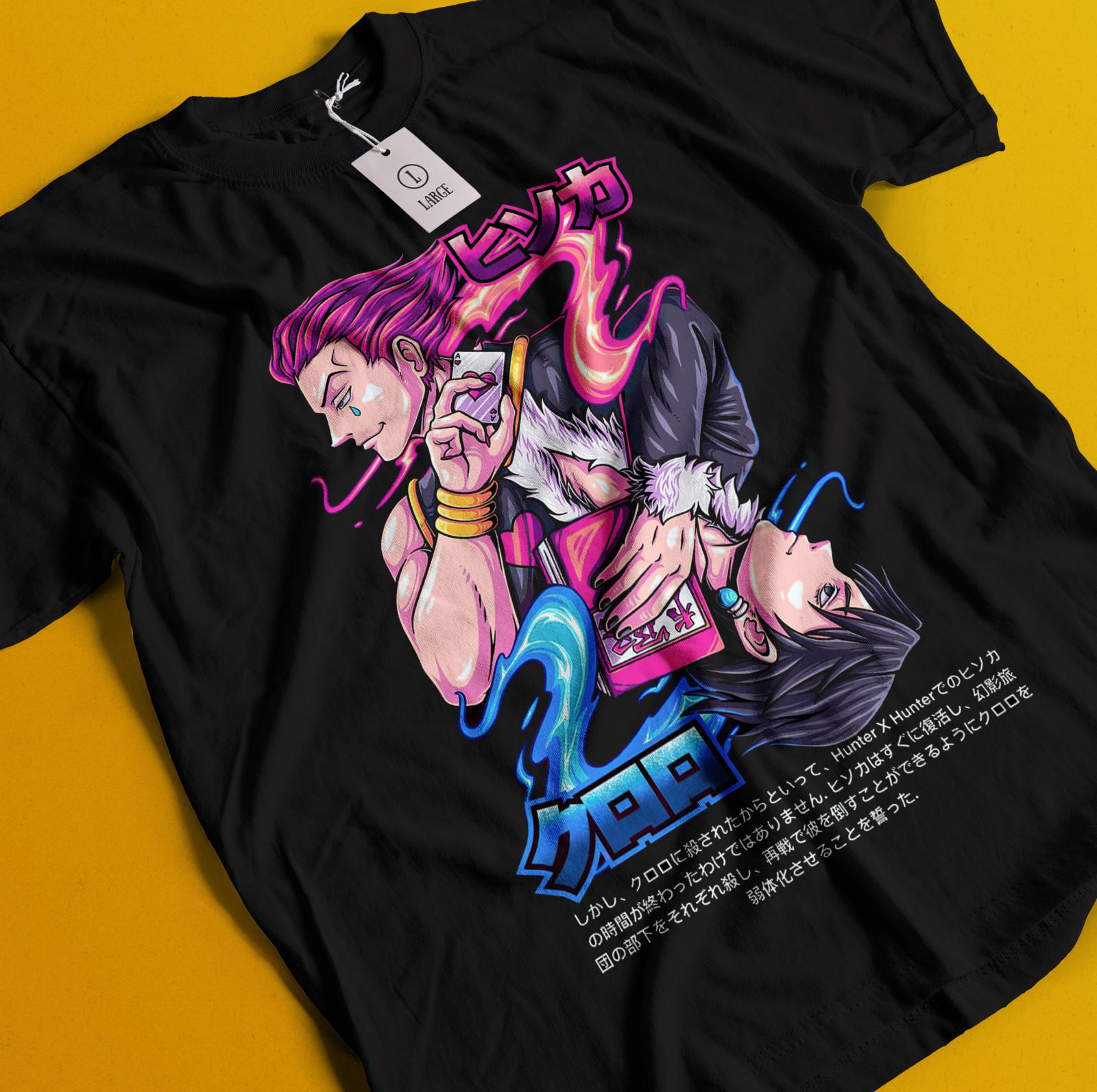 

Hisoka Shirt Hunter X Hunter Tshirt Gon T-Shirt Mens Womens Tees Top Killua Tee HxH Chrollo Kurapika L