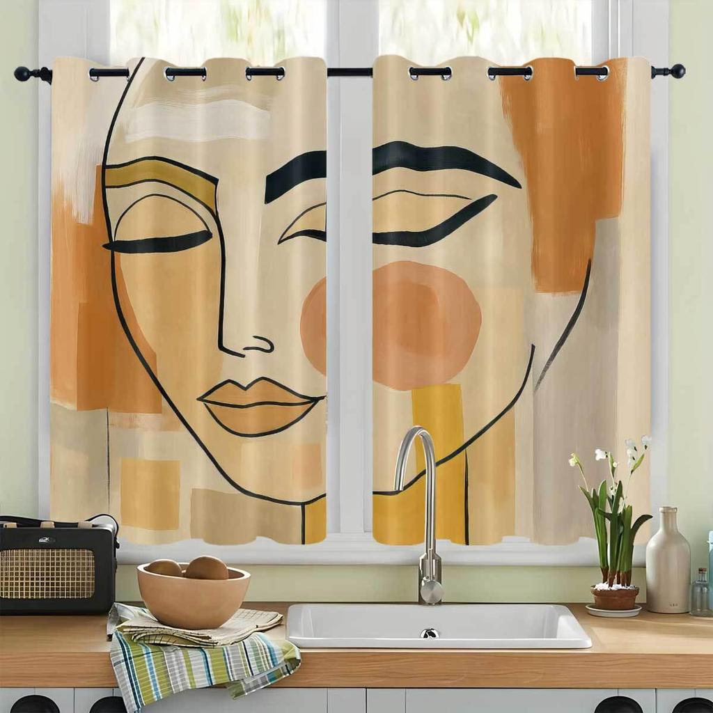 Ballet Girl High-Precision Blackout Curtains - Custom Digital Print, Thickened Polyester, Sun Protection
