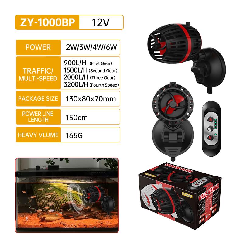 

110 В-240 В насос для волнового насоса для аквариума с нижней продувкой, сверхтихий небольшой циркуляционный насос с переменной частотой, насос для очистки фекалий, насос для подачи в морской аквариум EU adapter 110-240V