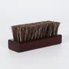 Beechwood Horsehair Soft Bristle Square Brush for Leather Shoe Cleaning and Care