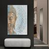 Gold Buddha Portrait Canvas Painting Modern Mandala Buddha Art Print Poster Wall Art Picture Bedroom Meditation Room Decor