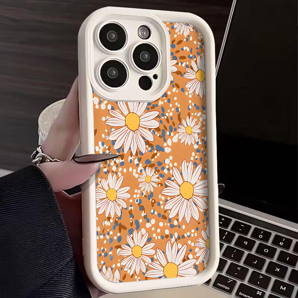 Colorful flower pattern Phone Case for iPhone 17e 16 15 14 13 12 11 Air Pro Max Mini XR XS X 7 8 6 6s Plus Soft TPU Back Cover
