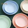 Snack Plate Easy To Clean Multipurpose BPA Free Stable Snack Nuts Fruit Plate Dining Room Supplies
