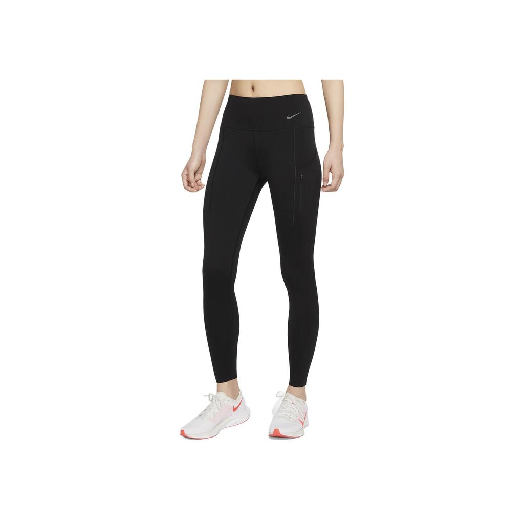 Nike Go FlyEase Leggings de Bolsillo de Soporte Alto y Tiro Medio para Mujer Parte Inferior Negro DQ5695-010
