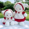 Mushroom Sheep Plush Toy Large Red Hat Garden Style Pillow For Girls And Boys Gift