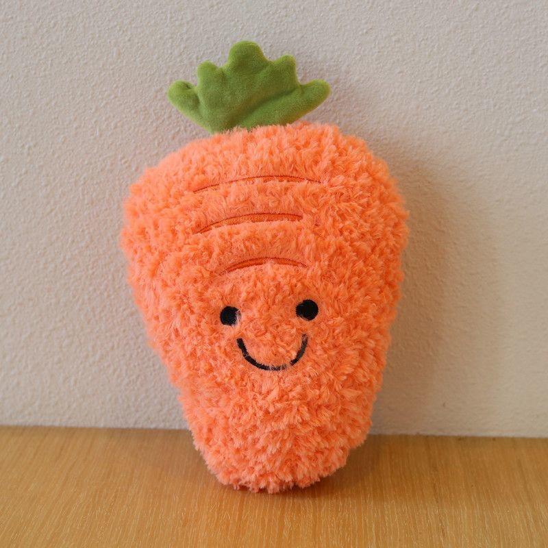 16-28CM Fruit Vegetable Plush Toy Cute Soft Watermelon Pineapple Banana Strawberry Mango Carrot Children's Christmas Gift