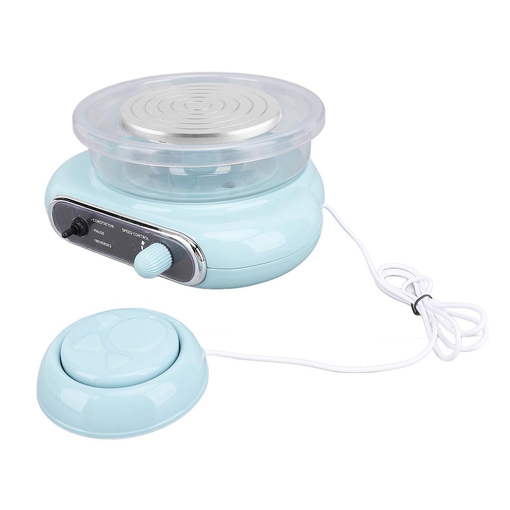 Complete Pottery Kit Stepless Speed Control Detachable Plate Electric Pottery Wheel Kit Kids Craft Kit