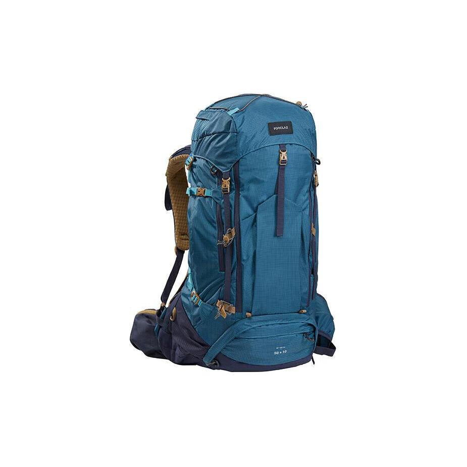DECATHLON 55L/60L/70L Mountaineering Bag Backpack Outdoor Bag Polyester Multicolor Unisex 4006201