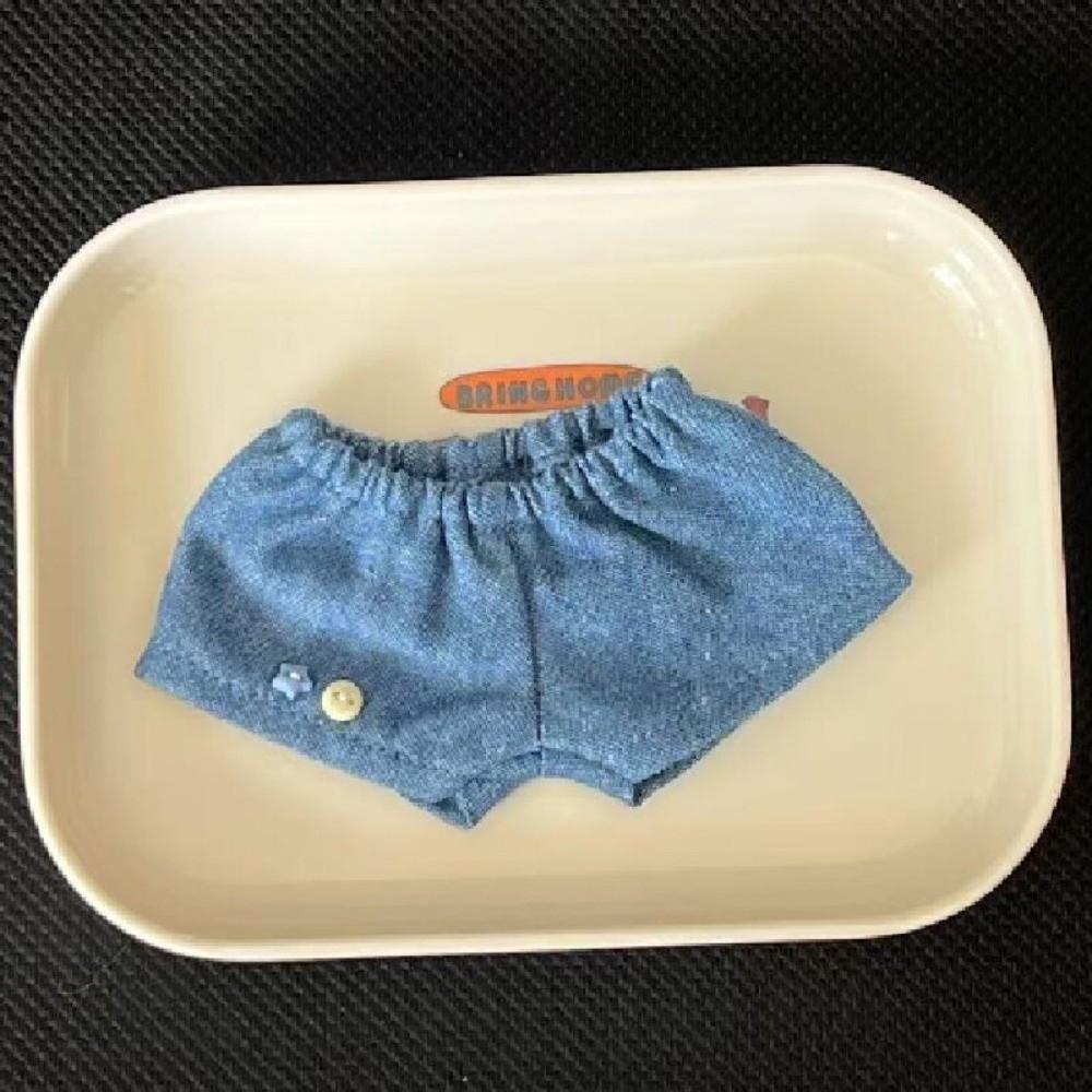 1 set Summer Set 20cm Cotton Doll's Clothes Cowboy Hat 10cm Doll Clothes  Children's Gift