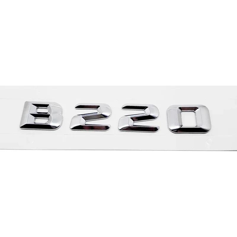 BKS2 Car Letter Sticker Rear Badge Embedding Emblem For Mercedes Benz B Class B35 B45 B63 B180 B200 B220 B250 B260 B300 Decoration
