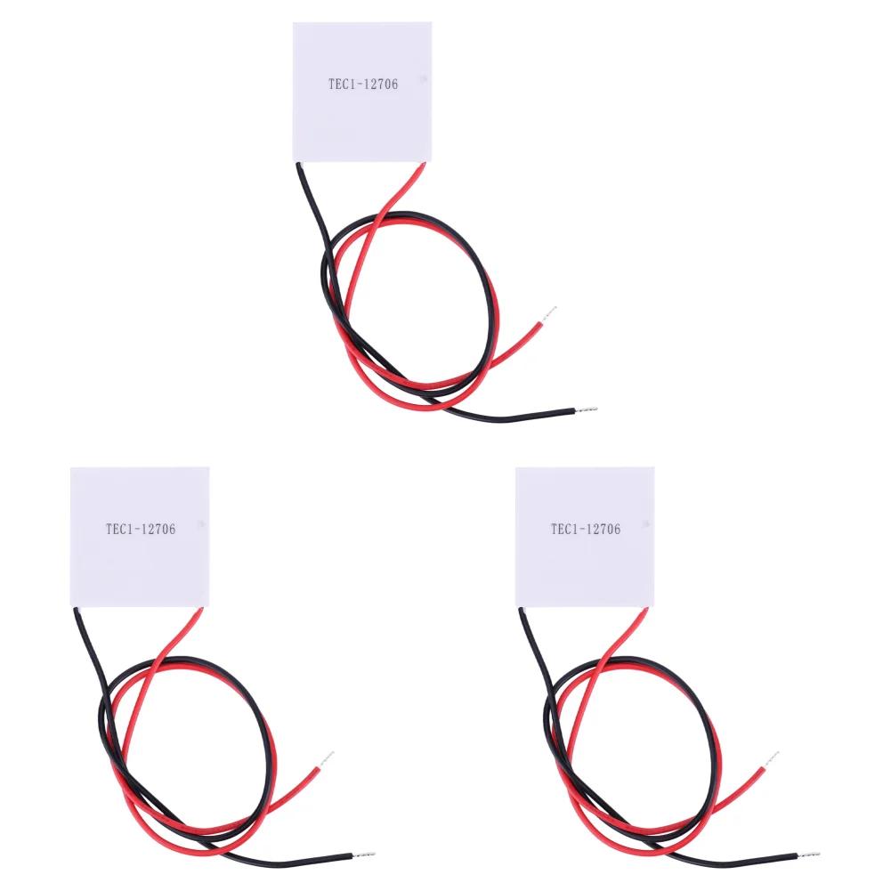 TEC1-12706 Semiconductor Refrigeration Tablets 65W 12V 5.8A Thermoelectric Cooler Peltier 40x40MM for Power Generation