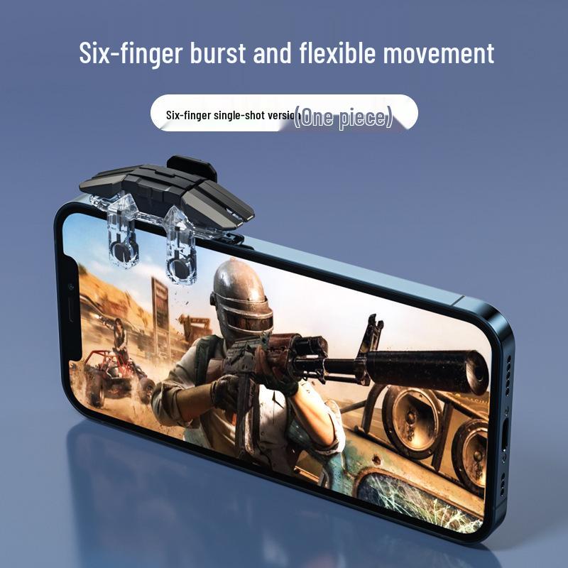 Eternal War Rapid Fire Six-Finger Game Controller for Mobile