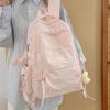 Large Capacity Nylon School Backpack For Teen Students With Antiload Burden Design For Middle School Use