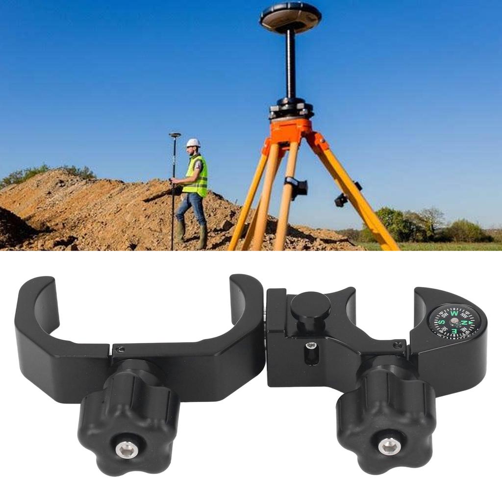 Držák sběrače dat z hliníkové slitiny Přenosný pro GPS RTK držák na tyč na kolébku