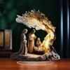 Ostern Krippe Szene Figurine Tabletop Decor Krippen Figuren Set Hause Dekoration
