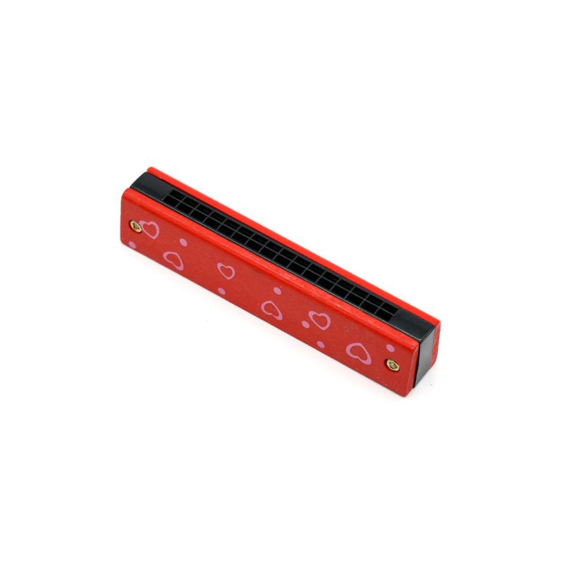 Colorful Wooden Cartoon Flute & Harmonica Wood Music Instrument Toys for Kids Early Educational Musical Toys for Children