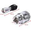 5-teiliges Reparaturwerkzeug-Set Freilauf-Abzieher + Kurbelabzieher + Ritzel-Lockring-Entferner + Tretlager