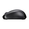 Sanwa Supply Silent Wireless Mouse, Blue LED, Ultra-Compact, Ultra-Lightweight, 2.4G Wireless, 3-Button, Ambidextrous, Dark Silver MA-WBS311DS