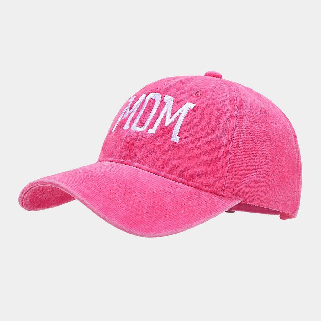 Trendy Vintage Embroidered Washed Cotton Dad/Mom Baseball Cap - Casual Sun Hat