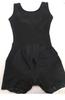 Plus Size Waist Cincher Bodysuit with Shoulder Straps, Button Closure, and Crotch Zipper for Tummy Control.