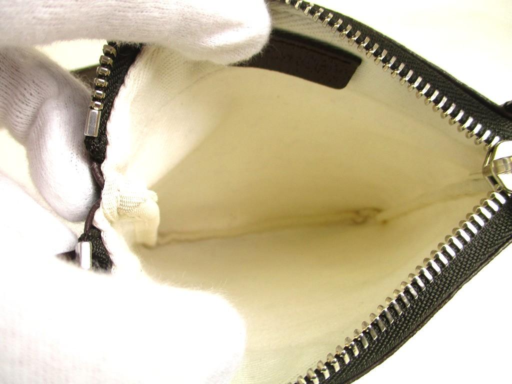 Authentic BVLGARI Logo Mania Beige Canvas Brown Leather Crossbody Bag Pouch #a888  Refurbished