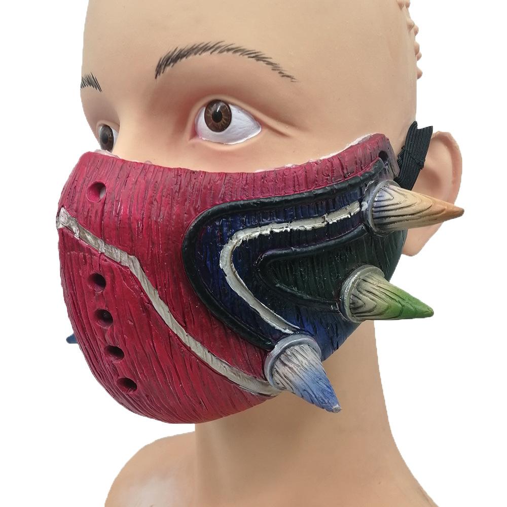 

Halloween Zelda Legend of Zelda Mezura Mask Breath of the Wild Glowing Mask Movie and Game Peripheral Latex Style4-Does not emit ligh