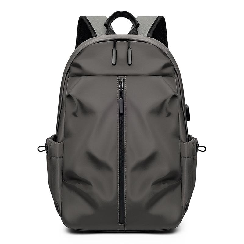 

Unisex Minimalist Large Capacity Backpack for Students and Short Trips 30x14x44 cm серый