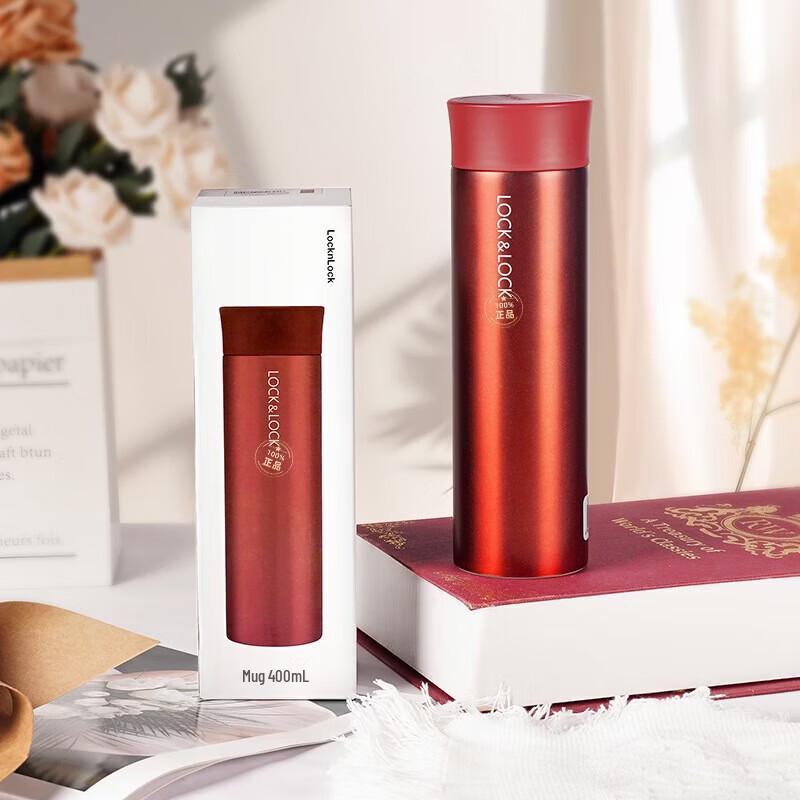 LOCK&LOCK LHC4019 400ml 304 Stainless Steel Business Thermos