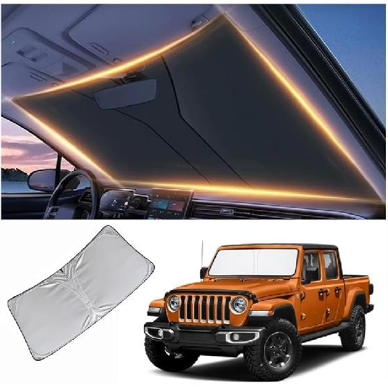 Windshield Sun Shade For Kia Carnival Front Window Shades Cover For 2010-2025 Carnival Windshield Sun Visor Protector Car Accessories