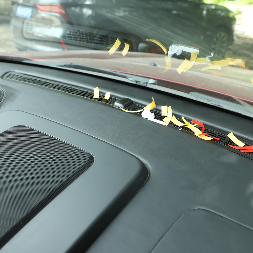 For Land Rover Freelander 2 2007-15 Stainless Steel Black Car Dashboard Air Outlet Vent Frame Trim Cover Sticker Car