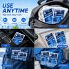 20Pcs Icy Cooling Body Wet Wipes Mint Refreshing Sweat Removal Cleansing Ice Wipes for Summer Heat Ice Cooler