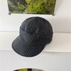 Versatile Striped Peaked Caps Korean Newsboy Hats Vintage Strip Baseball Cap  Female