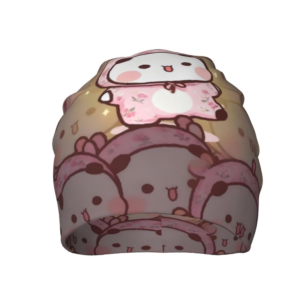 Stitch Bubu and Dudu Bear Hat Fashion Caps For Unisex Women Skullies Beanies Ski Caps Soft Bonnet Hats