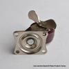 Universal Red Polyurethane Wheel Caster for Steering, Brakes, Furniture, and Sofas