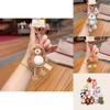 Rabbit Penguin Duck Bear Plush Keychain With Pull Out Legs For Bag Decoration And Gift