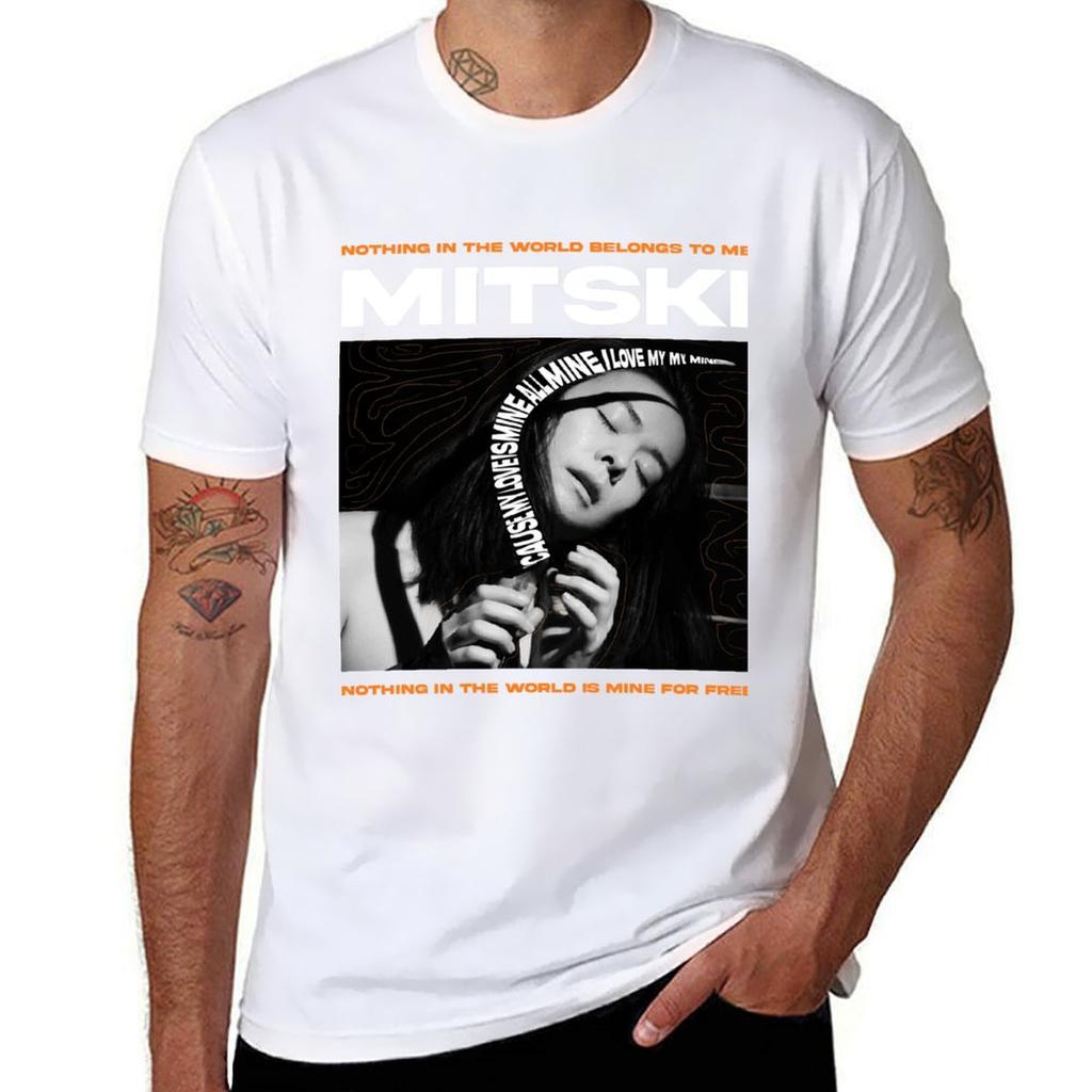 Mitski T-Shirt Cotton T Shirts Man 100% Cotton T Shirt Man Cotton Tshirt 100% T-Shirt