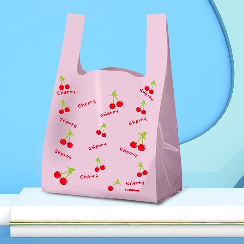 Kolorowa Jednorazowa Pogrubiona Plastikowa Torebka na Wynos i na Zakupy