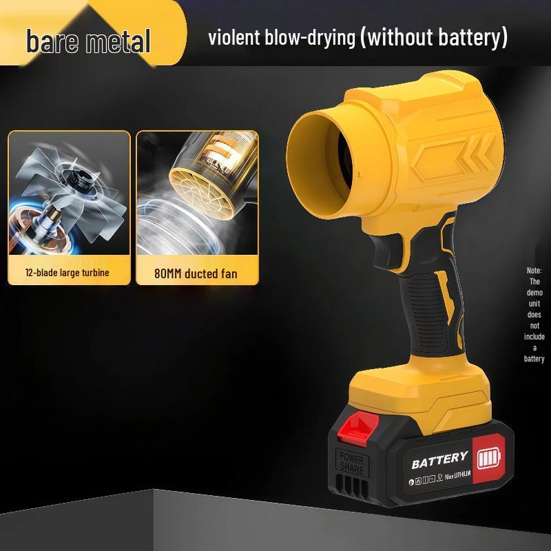 High-Power Lithium Battery Dust & Leaf Blower - Powerful Storm Fan for Home Use