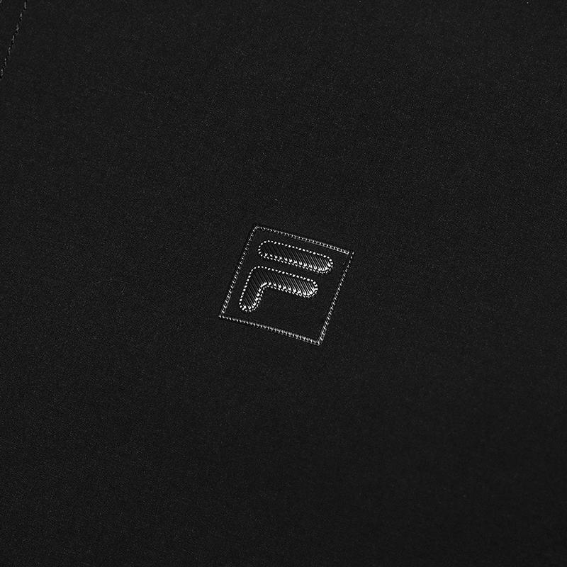 FILA White Series Casual Versatile Simple Fashion Woven Jacket Men Jackets Black F11M523705F-BK