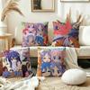 Cartoon L-Lucky S-Star ANIME Cushion Cover Inches Farmhouse Decor Home Throw Pillow Covers For Couch Decorations