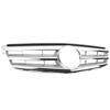 Silver Front Hood Grille Assembly for 2009-2014 Mercedes-Benz C-Class W204