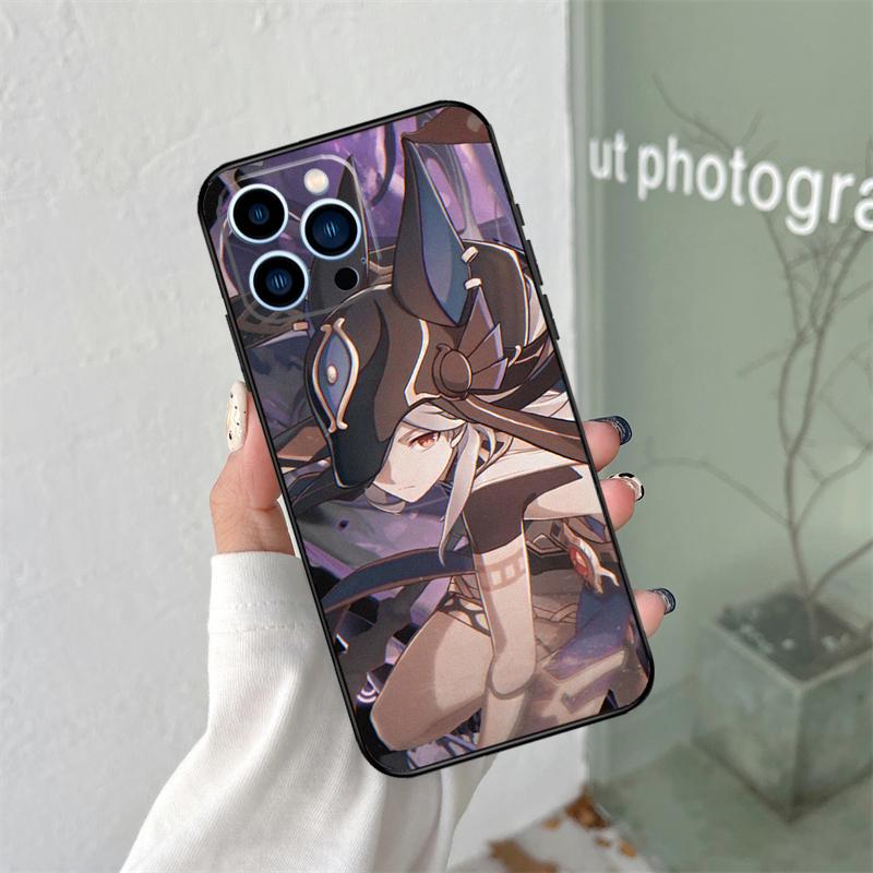 Genshin Impact Cyno Case For iPhone 16 15 11 12 13 14 Pro Max Plus XS X XR 12 13 Mini Back Cover