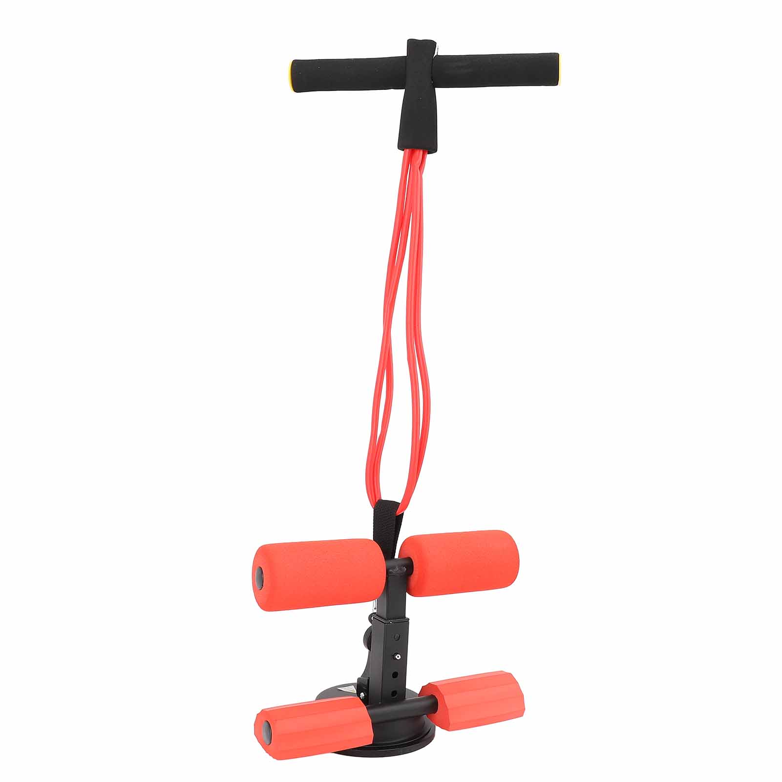 

Помощник для приседаний, красная мощная присоска, железный пенопластовый брус для приседаний для живота, бедер, спины