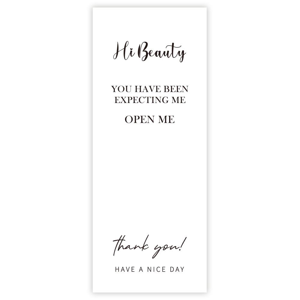 50 White Thank You Stickers - Gift Box Sealing & Packaging Labels for Takeout