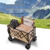 ZISIZ Portable Folding Outdoor Utility Wagon