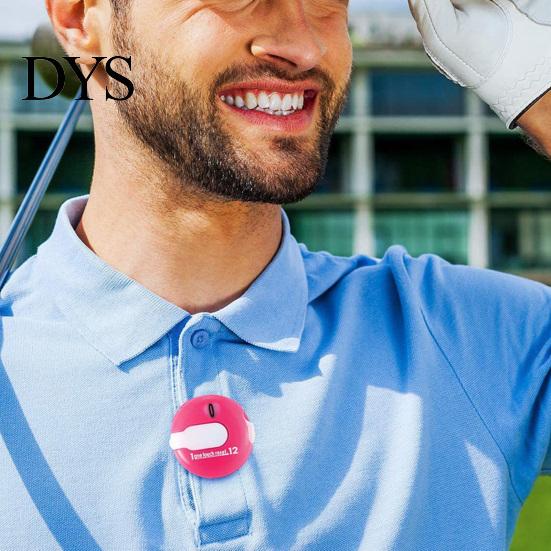 Simple Reset Golf Counting Tool Score Counter Mini Stroke Clicker Tally Tracker One-Touch Clip-on Scorecard Scorekeeper Attachment Up To 12