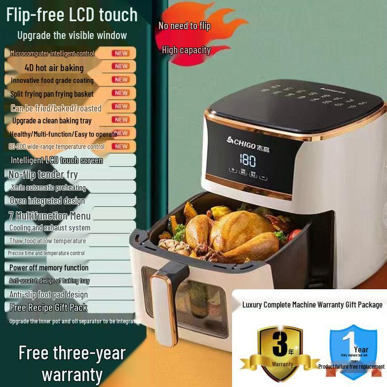 Inteligentná multifunkčná teplovzdušná rúra s veľkým objemom