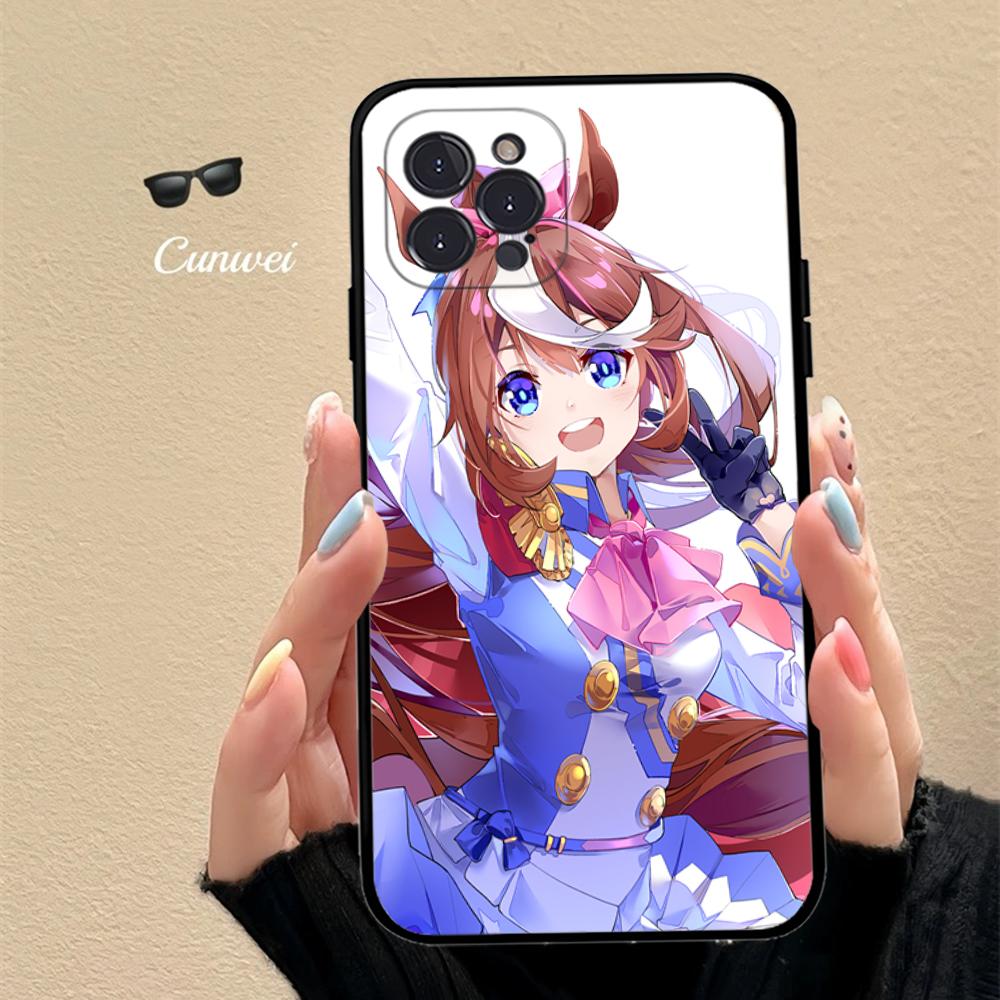 Anime Uma Musume Pretty Derby Tokai Teio Phone Case For IPhone 16 15 14 11 12 13 Mini Pro XS Max Cover 6 7 8 Plus X Funda Shell