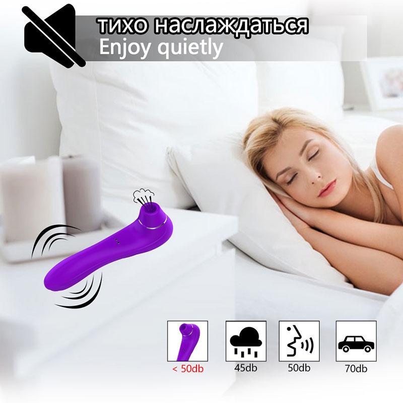 Clit Suck Vibrator Nipple Sucking Clitoris Stimulator for Women Oral Sex Erotic Masturbator Sex Toy G-Spot Vibrator for Couple Adult